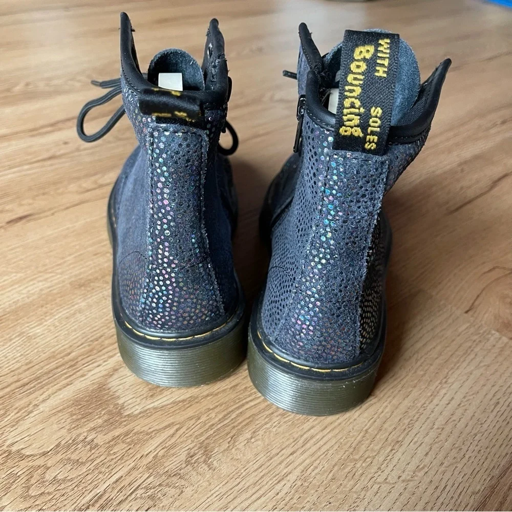Dr. Martens Lace up Boots Iridescent Polka Dot 1460 kids Size 3